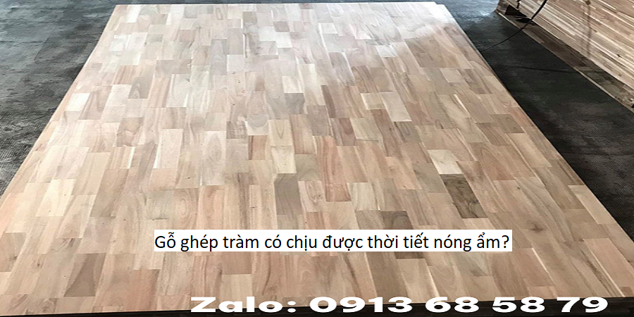 Gỗ ghép tràm có chịu được thời tiết nóng ẩm?